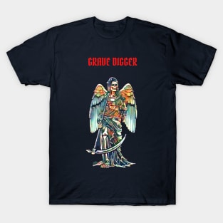 Devil Angel Grave Digger T-Shirt